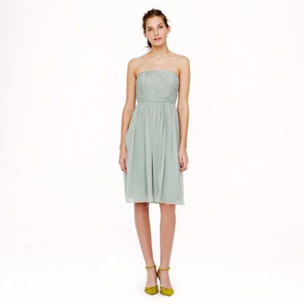 J. Crew Mindy Dress in Silk Chiffon